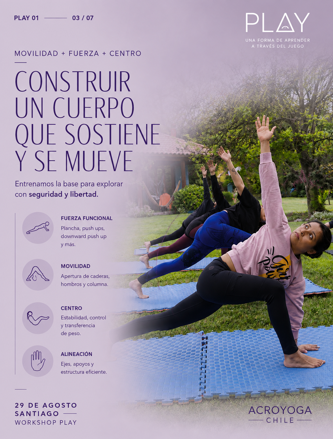Construir un cuerpo — movilidad y fuerza